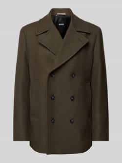 Boss Trenchcoat met reverskraag model 'Clay'