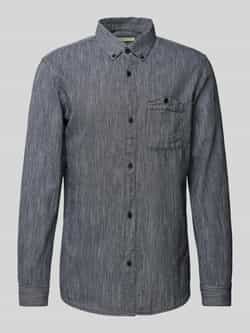 Tom Tailor Denim Regular fit overhemd van puur katoen