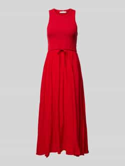 Tommy Hilfiger Midi-jurk met ronde hals