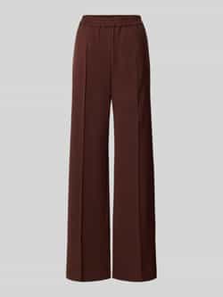 Weekend Max Mara Regular fit broek met scheerwol model 'PETRA'