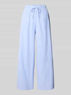 Only Regular fit wijde broek met all-over motief model 'AUGUSTA'