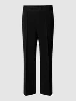 CAMBIO Wide leg stoffen broek met bandplooien model 'CAMERON'