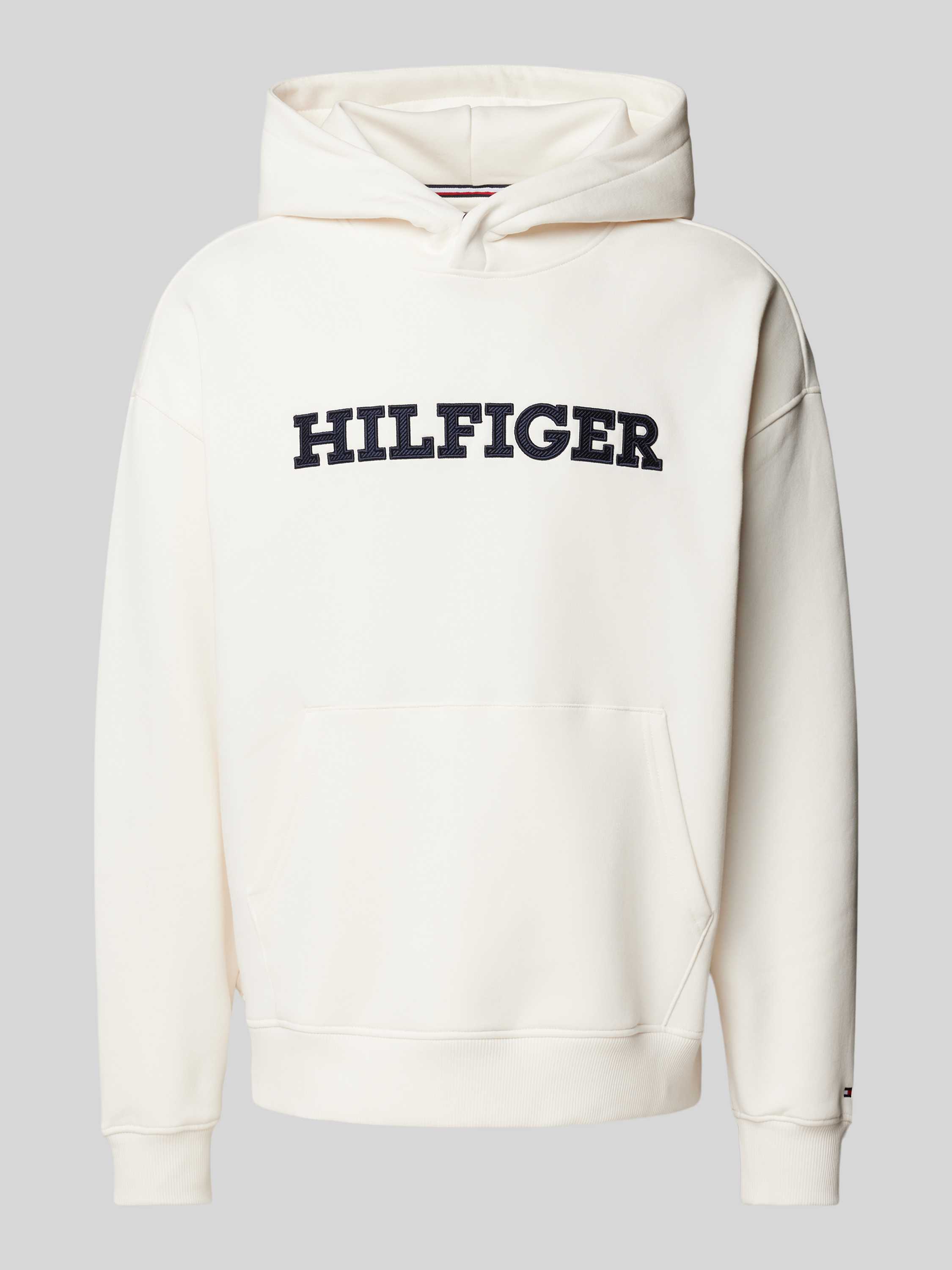 Tommy Hilfiger Hoodie met label- en logostitching