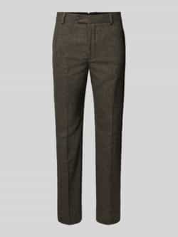 Selected Homme Slim fit pantalon met knoop- en ritssluiting