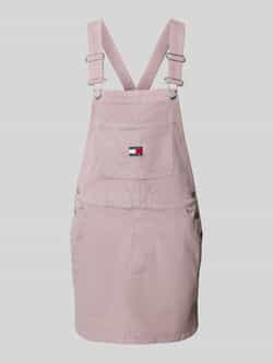 Tommy Jeans Tuinjurk met labelstitching model 'DUNGAREE'