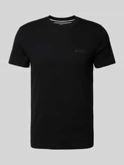 Superdry T-shirt met labelstitching