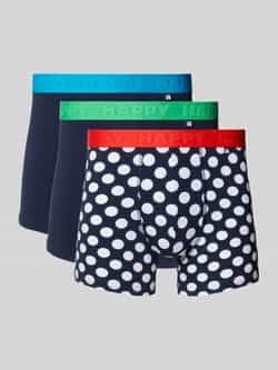 Happy Socks Boxershort met elastische band in een set van 3 stuks
