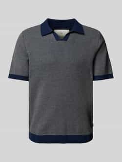 Jack & Jones Premium Regular fit poloshirt met V-hals model 'CEASTON'