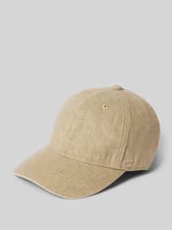 Camel active Linnen baseballpet met logostitching