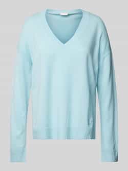 LIU JO SPORT Oversized gebreide pullover met ribboorden