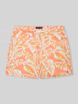 regular fit zwembroek met all-over motief regular fit zwembroek met all-over motief