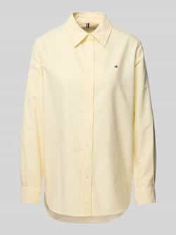 Tommy Hilfiger Regular fit blouse van puur katoen