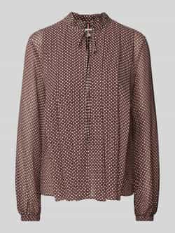 Tommy Hilfiger Regular fit blouseshirt met druppelvormige hals