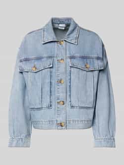 Vero Moda Kort jeansjack van zuiver katoen model 'SILKA'