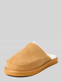Jack & jones Huisschoenen met voering van imitatiebont model 'MANOR MOC MULE'
