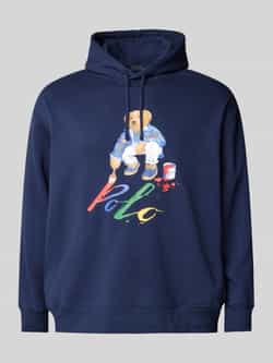 Polo Ralph Lauren Big & Tall PLUS SIZE hoodie met labelprint