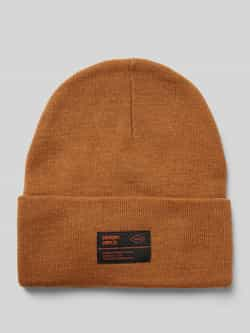 Superdry Beanie met labelpatch model 'WORKWEAR'