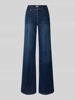 Liu Jo White Flared jeans in used-look met steekzakken