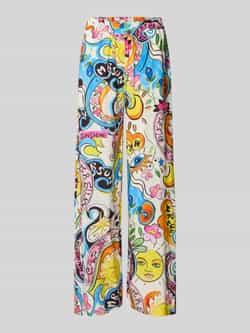 Emily Van den Bergh Stoffen broek van viscose met Franse steekzakken