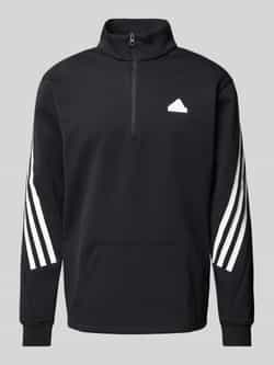 Adidas Sportswear Future Icons 3-Stripes Sweatshirt met Halflange Rits