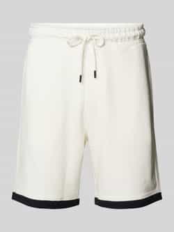 Only & Sons Straight leg korte broek met structuurmotief model 'MABON LIFE'