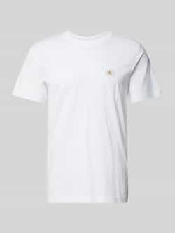 CALVIN KLEIN Heren Polo's & T-shirts Woven Label Regular Tee Wit