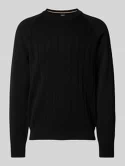 Boss Gebreide pullover van sc wolmix model 'Belugo'