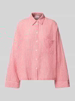 Jake*s Casual Pyjamabovendeel met borstzak