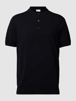 Profuomo Gebreid shirt met polokraag