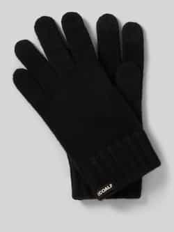 ECOALF Handschoenen van een mix van wol en viscose met labeldetail