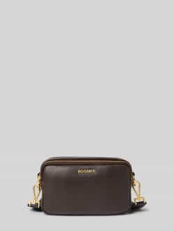 Bogner Schoudertas van leer met labelapplicatie model 'wallis avy'