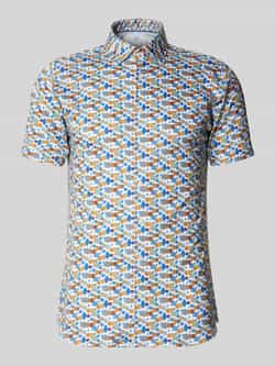 Desoto Slim fit vrijetijdsoverhemd met kentkraag