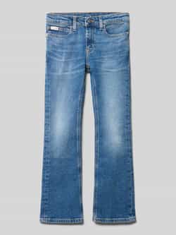 Calvin Klein Jeans Flared jeans met labeldetail