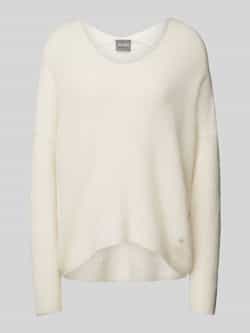 MOS MOSH Gebreide pullover met V-hals model 'THORA'