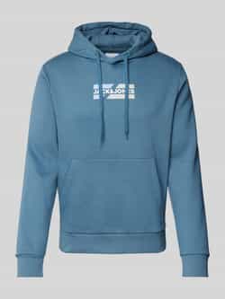 Jack & jones Grafische hoodie met extra zachte binnenkant Blue Heren