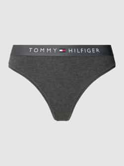 Tommy Hilfiger Underwear T-string THONG (EXT SIZES) met tommy hilfiger logoband