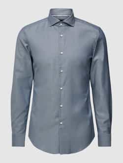 Boss Slim fit zakelijk overhemd met knoopsluiting model 'Hank'