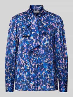 Rich & Royal Overhemdblouse met blinde knoopsluiting