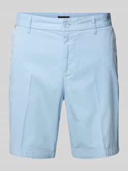Boss Slim fit korte broek met riemlussen model 'Slice'