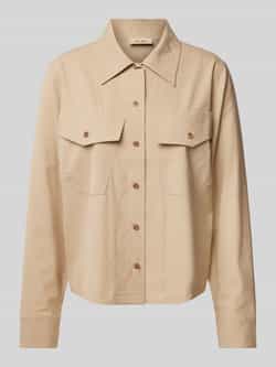 MOS MOSH Relaxed fit blouse met borstzakken model 'PHILA'