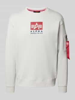 Alpha industries Sweatshirt met ritszak op de mouw