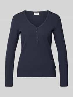 s.Oliver RED LABEL Regular fit shirt met lange mouwen van katoenmix
