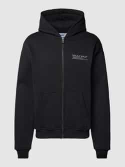 Multiply Apparel Oversized sweatjack met labelprint
