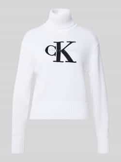 Calvin Klein Jeans Gebreide coltrui model 'CHENILLE'