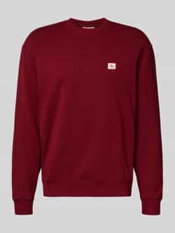 Calvin Klein Jeans Regular fit sweatshirt met logopatch model 'Terry'