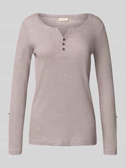 Tom Tailor Regular fit shirt met lange mouwen van katoenmix
