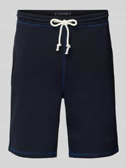 Tommy Hilfiger Regular fit korte loungebroek van katoenmix