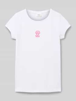 S.Oliver RED LABEL T-shirt in A-lijn met borduursel