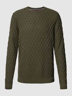 Lindbergh Gebreide pullover met structuurmotief