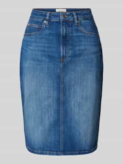 Marc O'Polo Knielange jeansrok van katoenmix